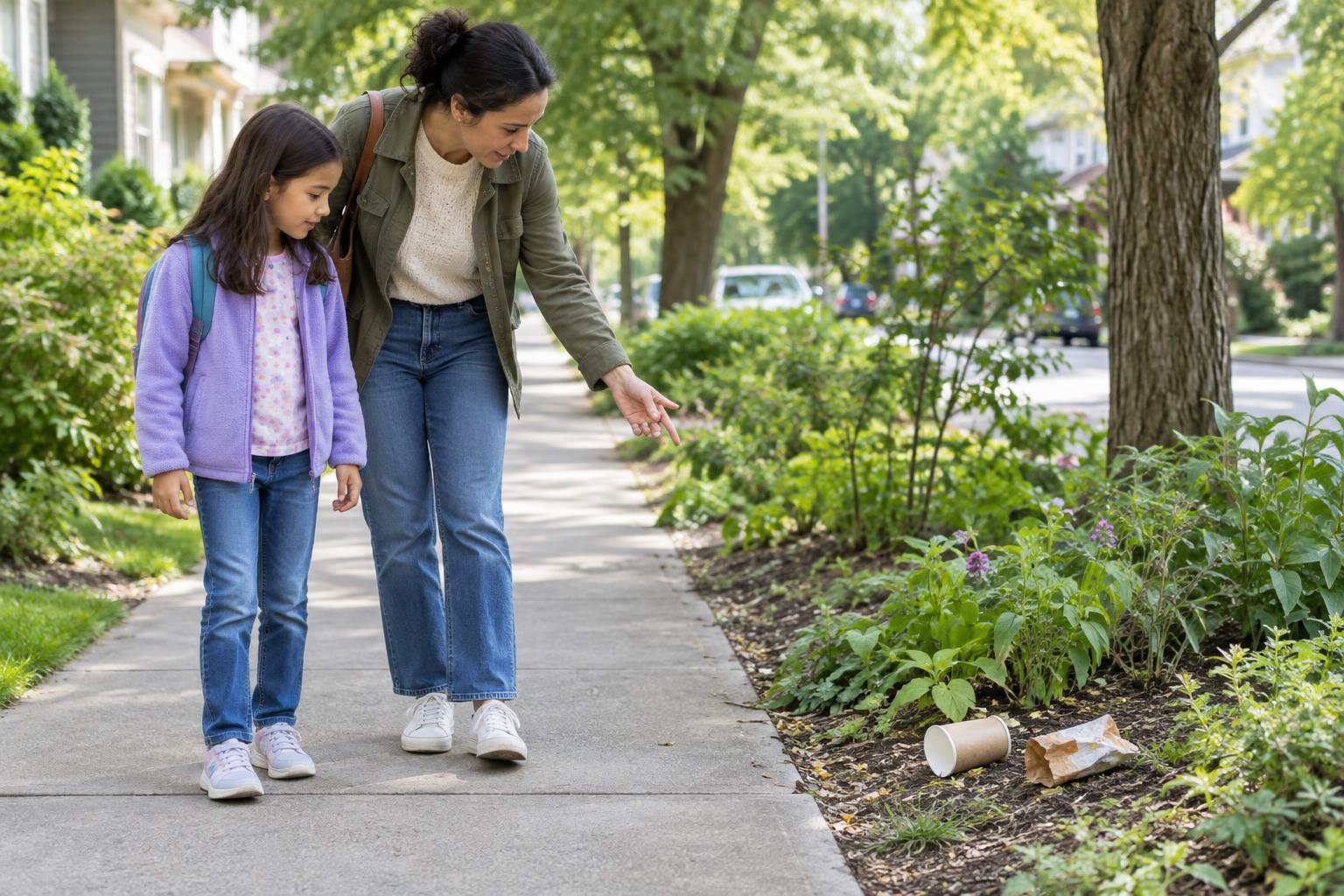 How to Talk with Kids About Litter Without Asking Them to Pick Up Unsafe Objects