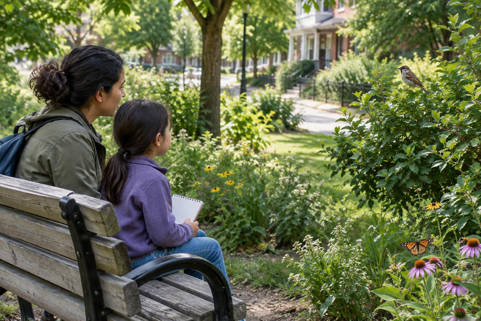 How to Notice Birds and Other Urban Wildlife from a Safe Distance